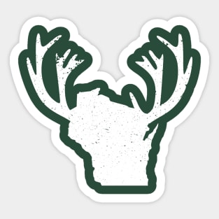 Wisconsin Deer Hunting - Wisconsin Gift Sticker